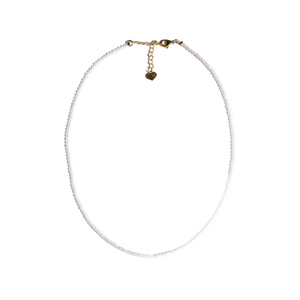 Crystal Necklace White Zircon