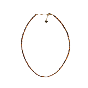 Crystal Necklace Tigers Eye