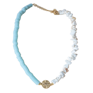 Turquoise Shell Choker