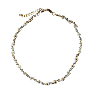 Silver Daisy Choker