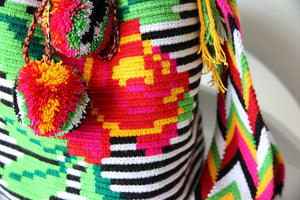 Flores Mochila Blanco