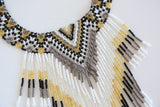 Embera Necklace Fringe Ink