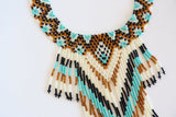 Embera Necklace Fringe Copper