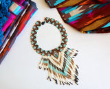 Embera Necklace Fringe Copper