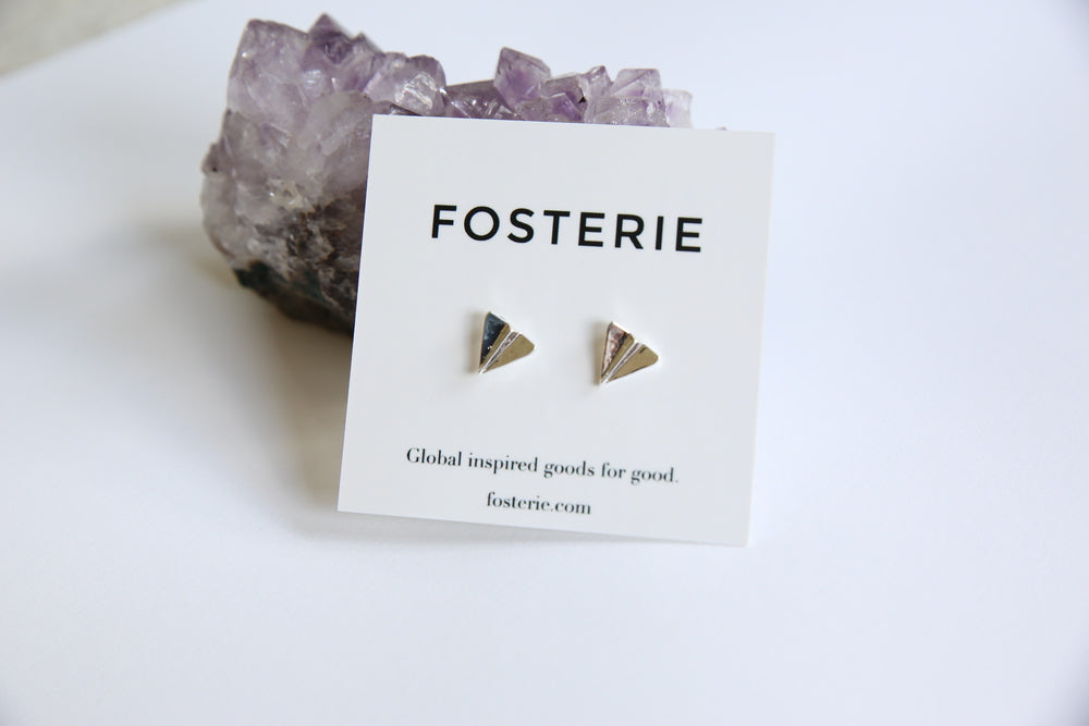 Paper Plane Earrings