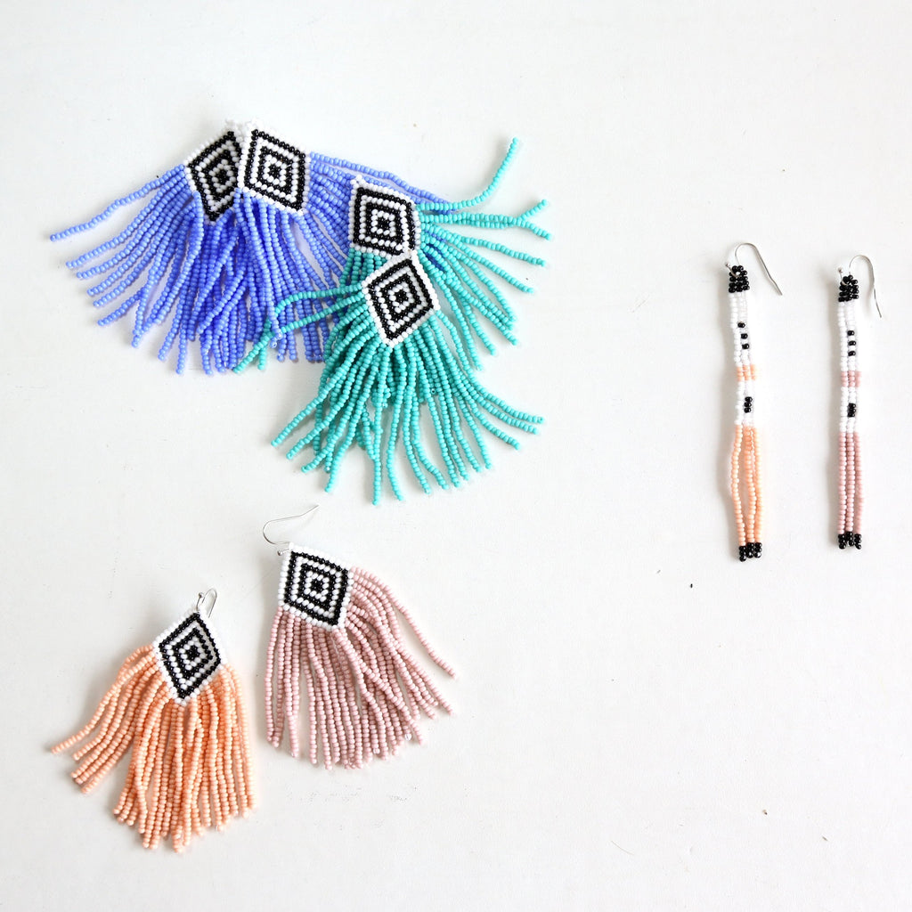 Seafoam Embera Earrings