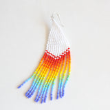 White Rainbow Earrings