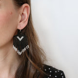 Black & Silver Earrings