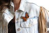 Butterfly Monarch Embera Pin