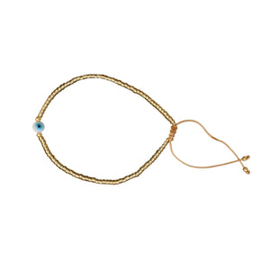 Gold Eye Anklet
