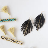 Raya Black Earrings