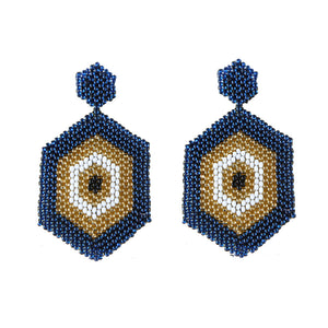 Diamond Eye Blue Earring