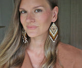 Brown Rooted Earrings