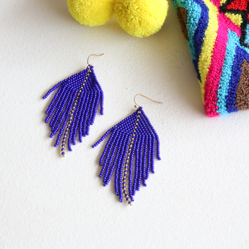 Raya Cobalt Earrings