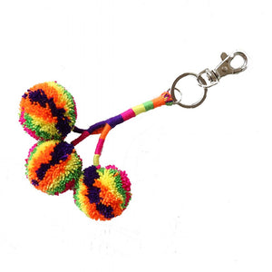 Pom Key Fob Orange Multi