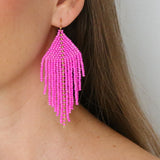 Raya Fuchsia Earrings