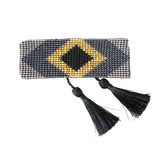 Gray Diamond Tassel Bracelet