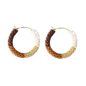 Brown Chunky Hoop
