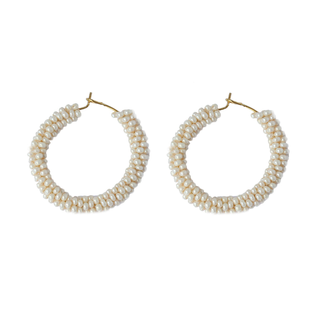 Pearl Chunky Hoop