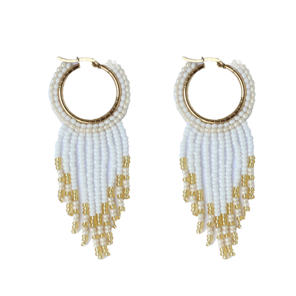 Riesling Fringe Embera Earrings