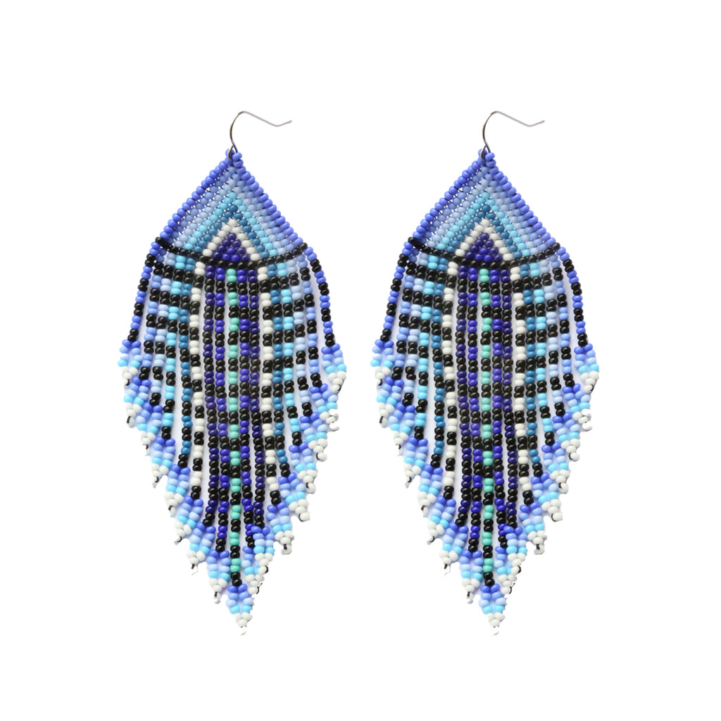 Luisa Periwinkle Embera Earrings