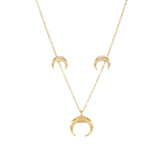 Horn Necklace/Earring Set