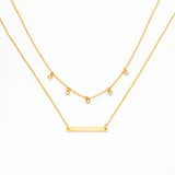 Layered Gem Necklace