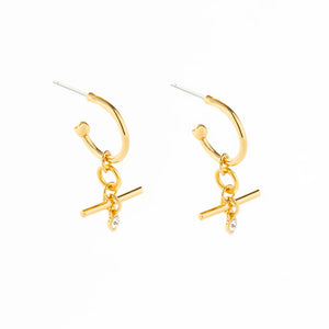 Wynne Crystal Bar Earrings