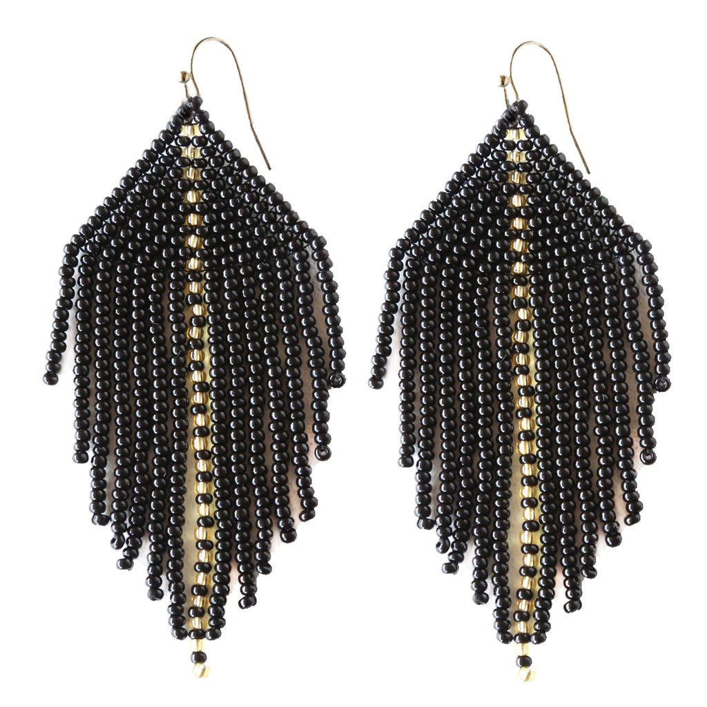 Raya Black Earrings