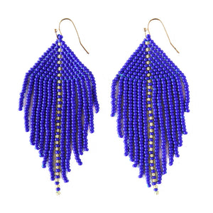 Raya Cobalt Earrings