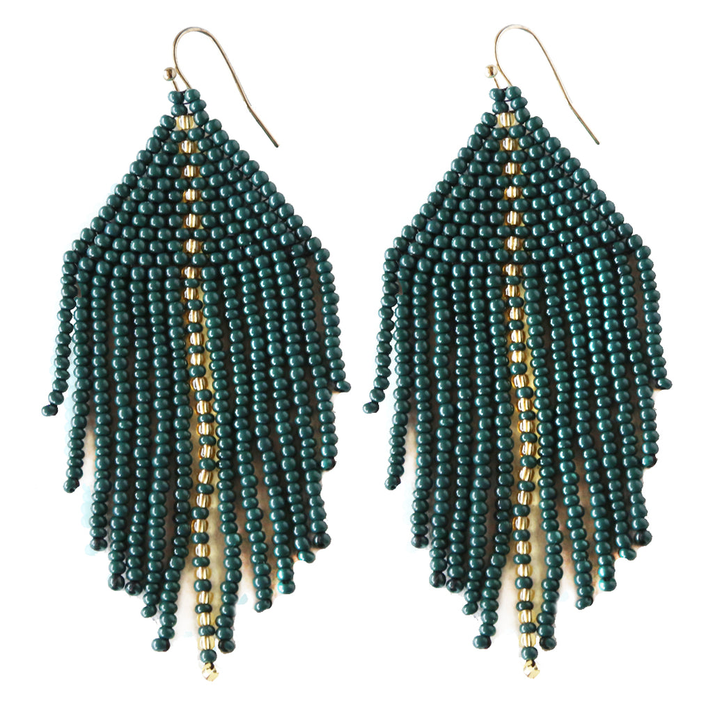 Raya Olive Earrings