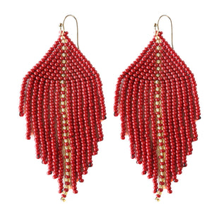 Raya Wine Earrings