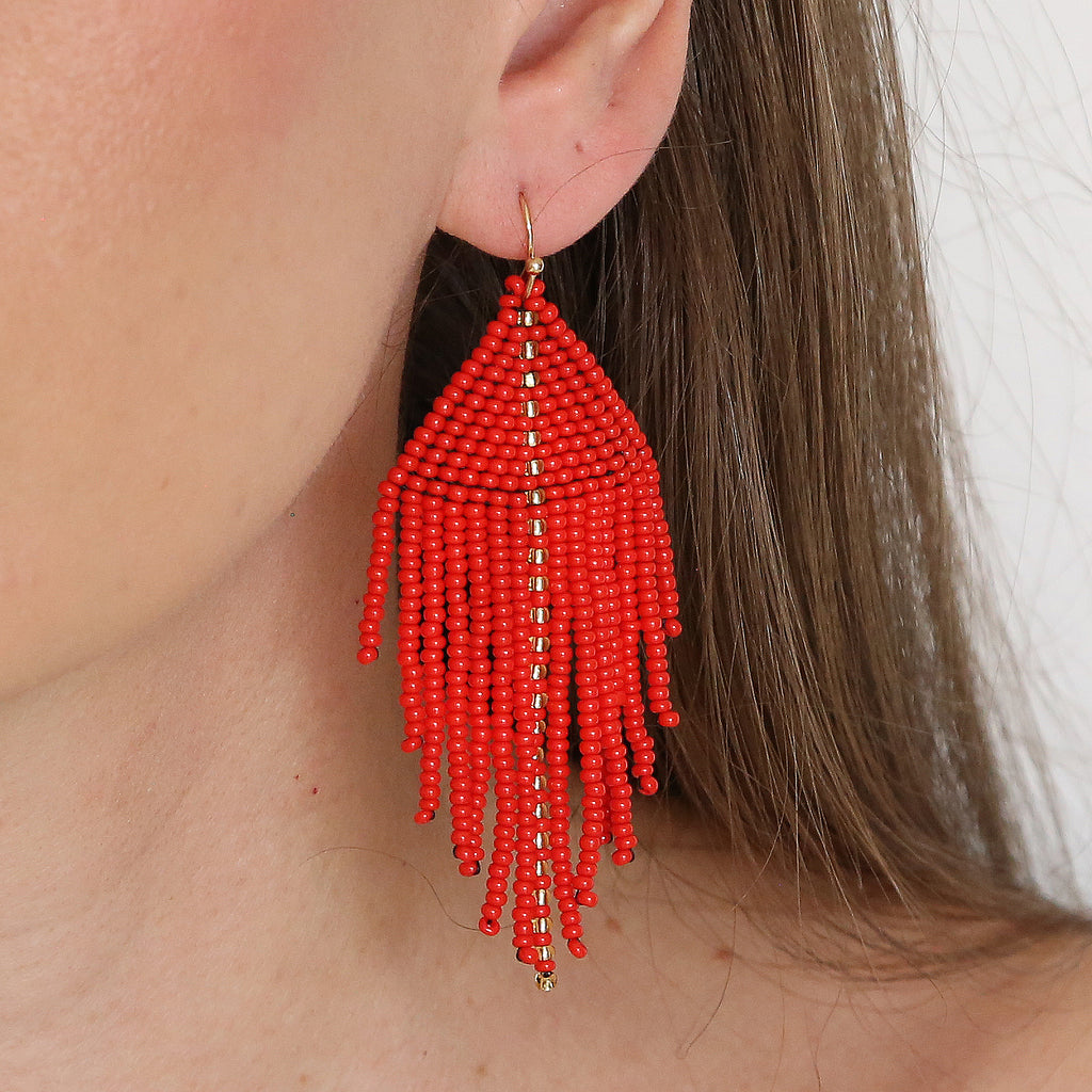 Raya Red Earrings