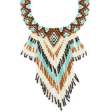 Embera Necklace Fringe Copper