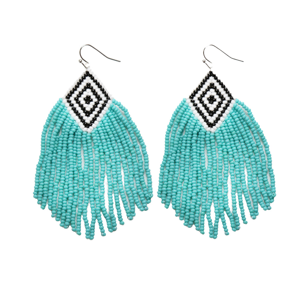 Seafoam Embera Earrings