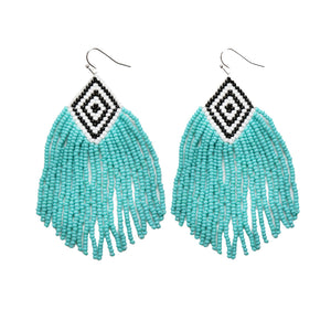 Seafoam Embera Earrings