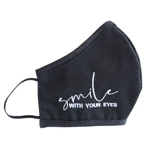 Smile Embroidered Mask