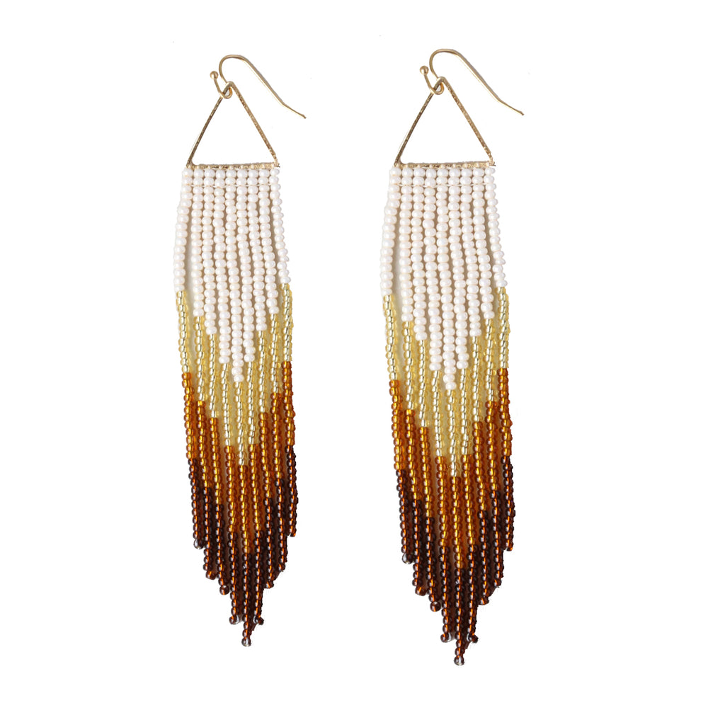 Brown Vista Embera Earring