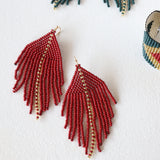 Raya Wine Earrings