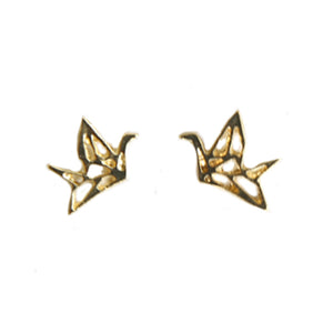 Origami Bird Earrings