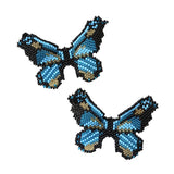 Butterfly Blue Embera Earrings