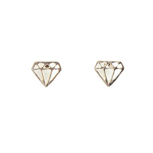 Geo Diamond Earrings