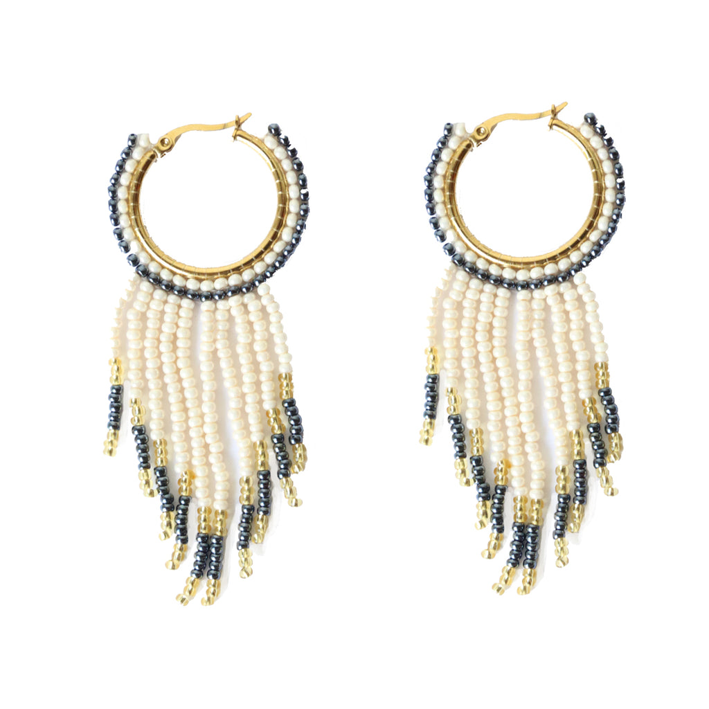 Marquee Fringe Embera Earrings