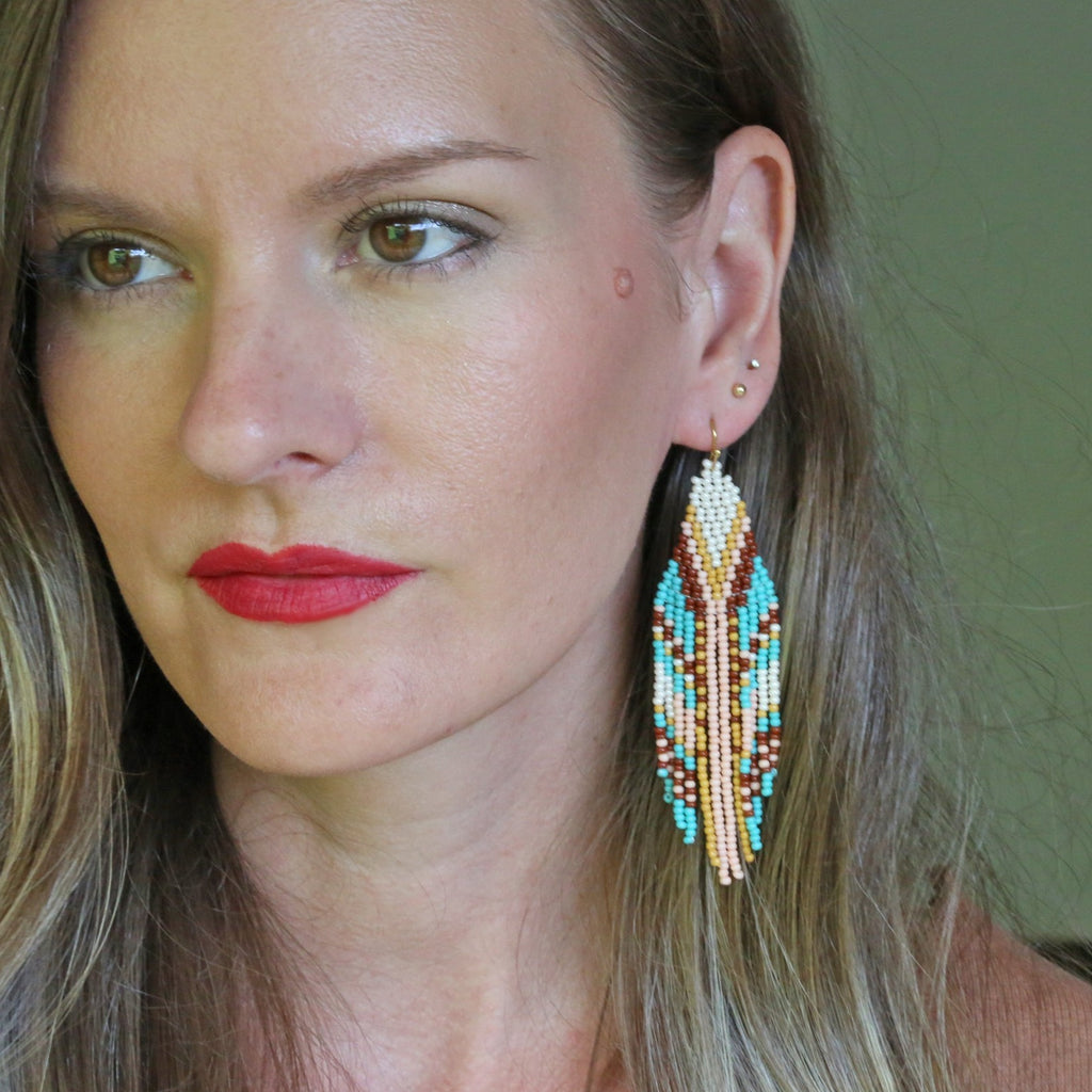 Harvest Mezcla Embera Earrings