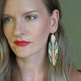 Harvest Mezcla Embera Earrings