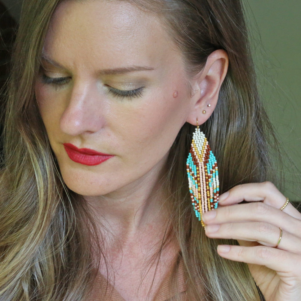 Harvest Mezcla Embera Earrings