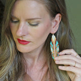 Harvest Mezcla Embera Earrings