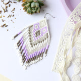 Lilac Embera Earrings