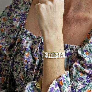 Mama White Bracelet