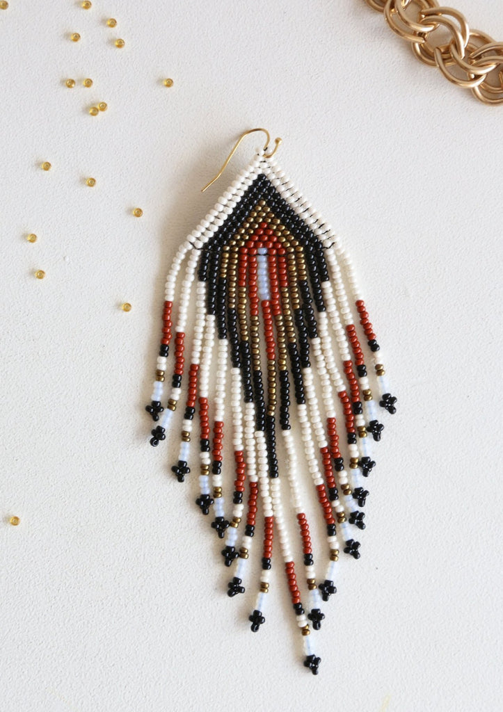 Punta Brown Embera Earrings